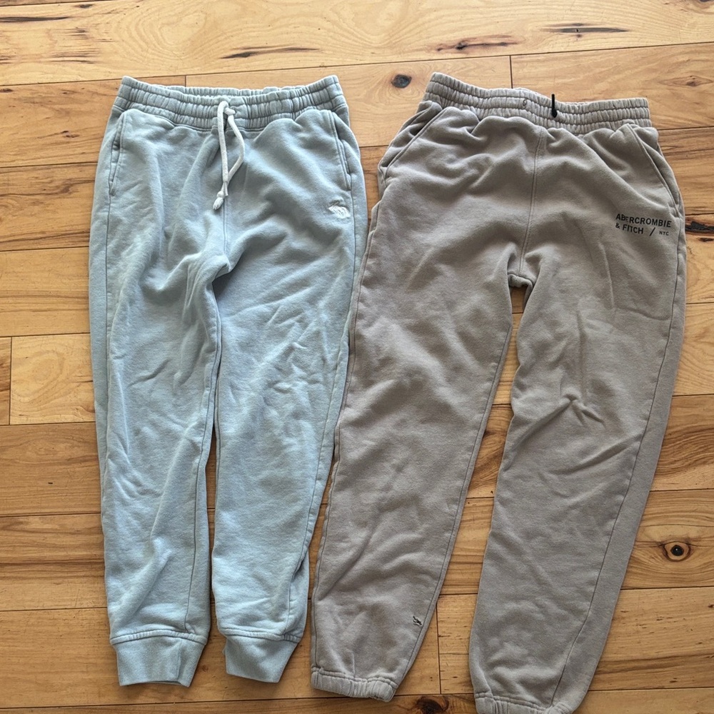 Abercrombie & Fitch Kids Sweatpants - Grey and Beige